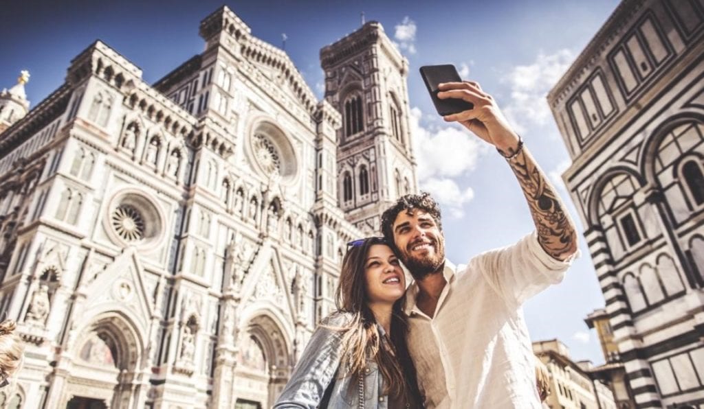 Selfie en Florencia