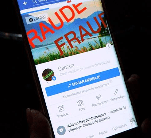 fraudes de viajes en facebook