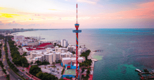 Torre escénica en tu primer viaje a Cancún