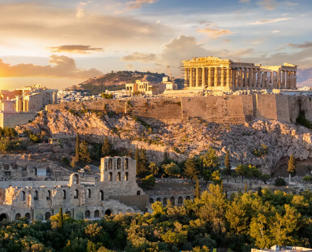 Acrópolis de Atenas en Turquía con Islas Griegas en crucero