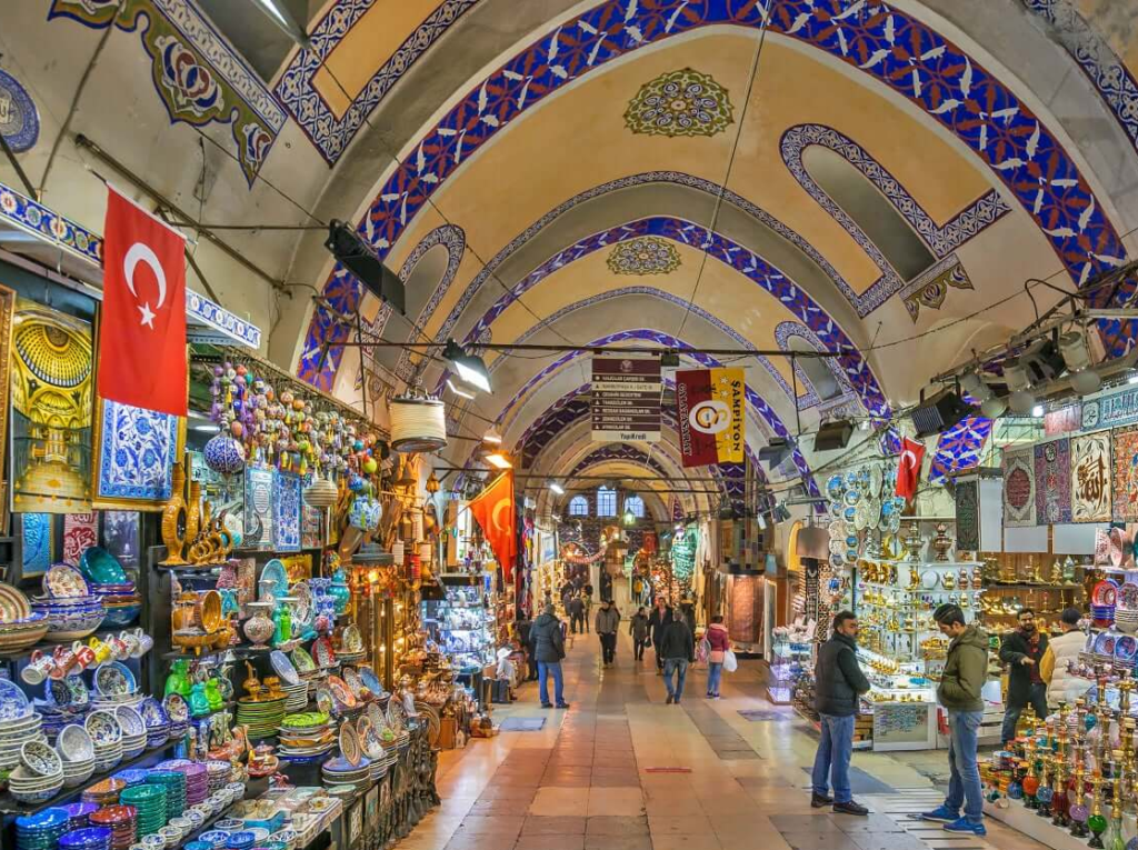 Gran bazar estambul en Turquía con Islas Griegas en crucero