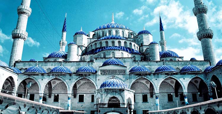 Exterior mezquita azul