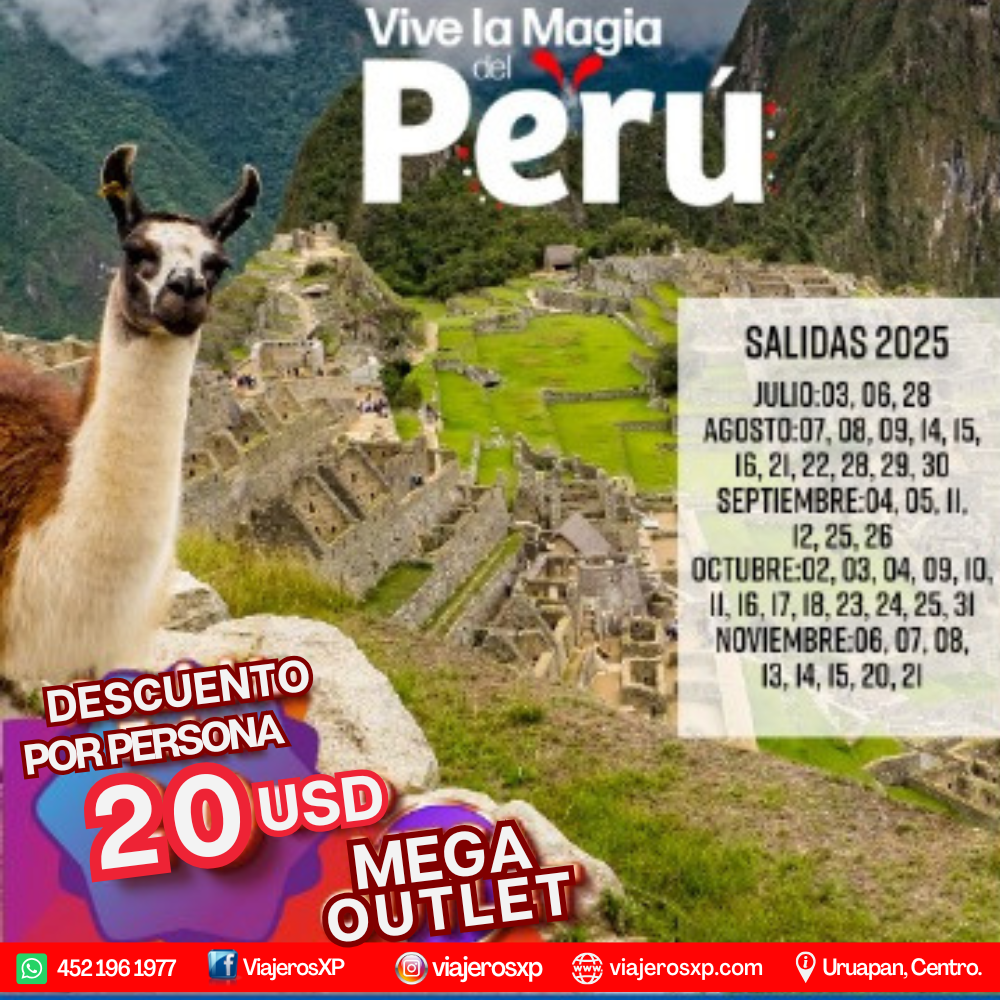 Outlet viaje Peru