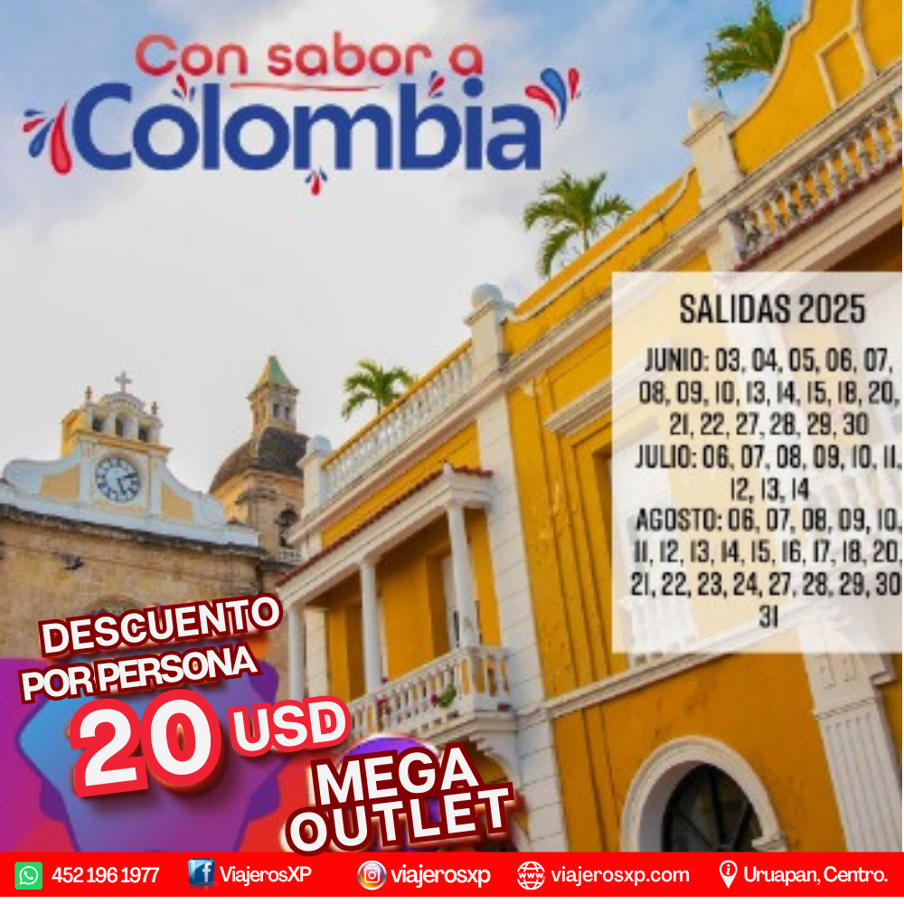 Outlet viaje Colombia