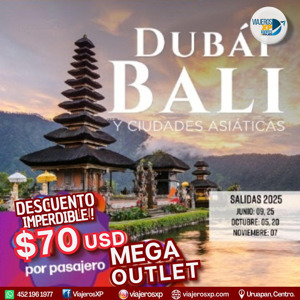 Outlet viaje asia