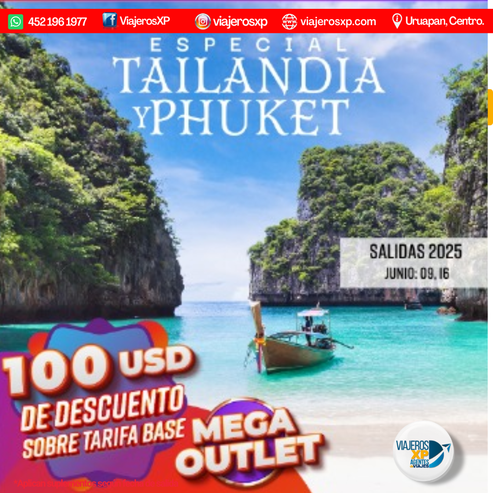 Outlet viaje Tailandia