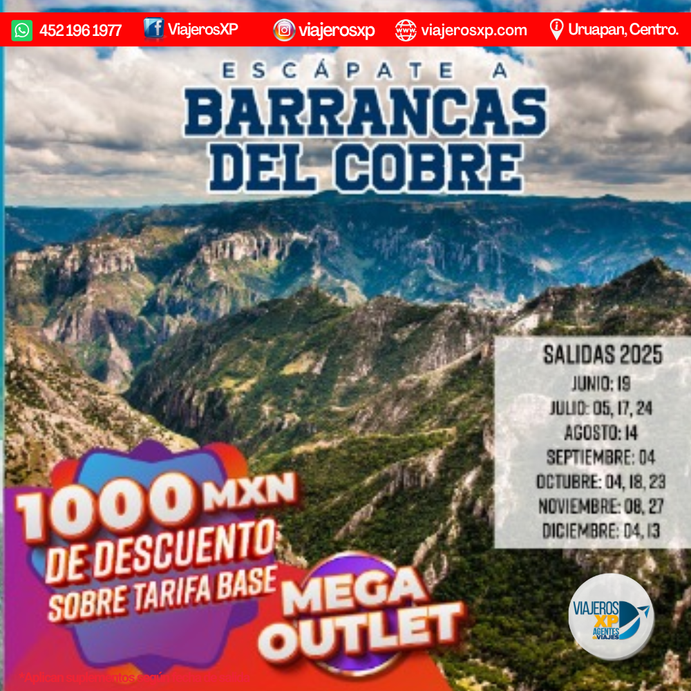 Outlet viaje Barrancas